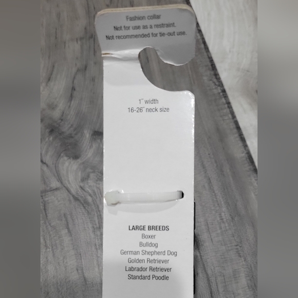 Adjustable Dog Collar in Light Pink with Sparkling Silver Accents - Picture 3 of 4